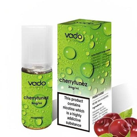 Vado 10ml E-Liquid - Pack of 10 - Eliquid Base-Cherry Tunes