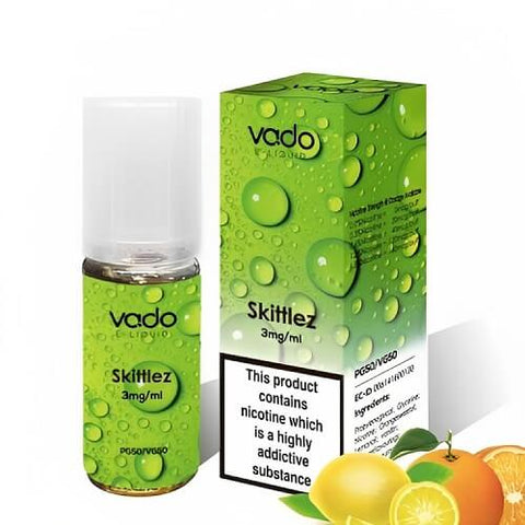 Vado 10ml E-Liquid - Pack of 10 - Eliquid Base-Skittlezz