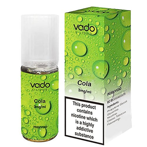 Vado 10ml E-Liquid - Pack of 10 - Eliquid Base-Cola