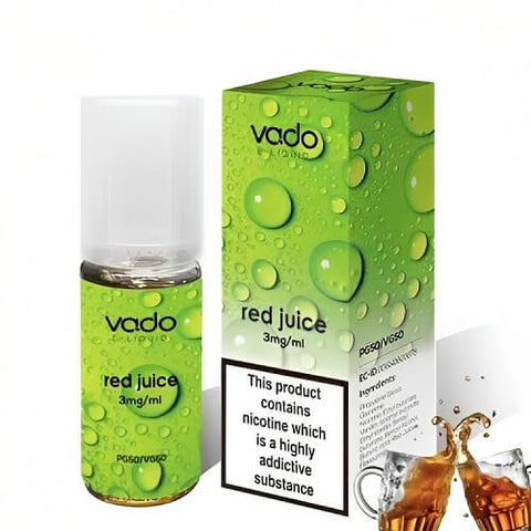 Vado 10ml E-Liquid - Pack of 10 - Eliquid Base-Red Juice