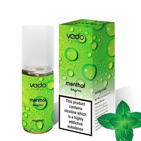 Vado 10ml E-Liquid - Pack of 10 - Eliquid Base-Menthol