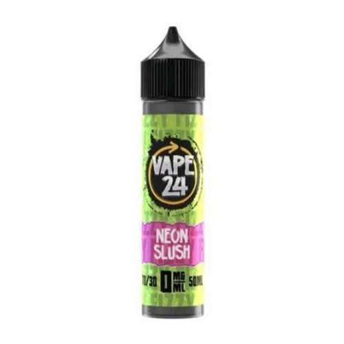 Vape 24 Shortfill 50ml E-Liquid - Neon Slush