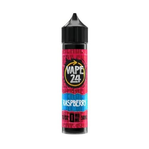 Vape 24 Shortfill 50ml E-Liquid - Raspberry