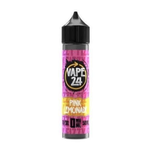 Vape 24 Shortfill 50ml E-Liquid - Pink Lemonade