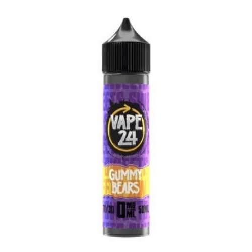 Vape 24 Shortfill 50ml E-Liquid - Gummy Bears