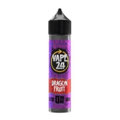 Vape 24 Shortfill 50ml E-Liquid - Dragon Fruit