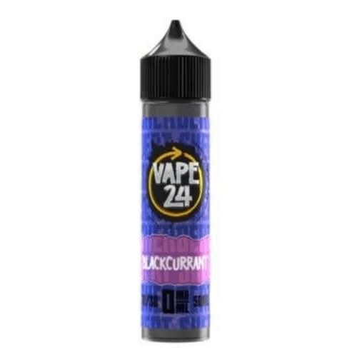 Vape 24 Shortfill 50ml E-Liquid - Blackcurrant