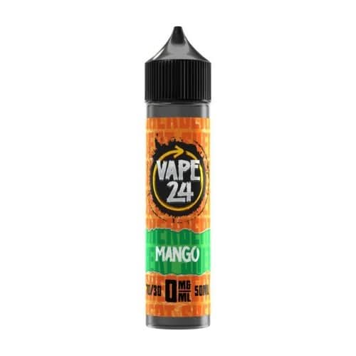 Vape 24 Shortfill 50ml E-Liquid - Mango