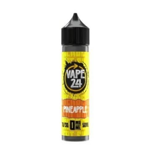 Vape 24 Shortfill 50ml E-Liquid - Pineapple