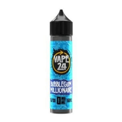 Vape 24 Shortfill 50ml E-Liquid - Bubblegum Millionaire