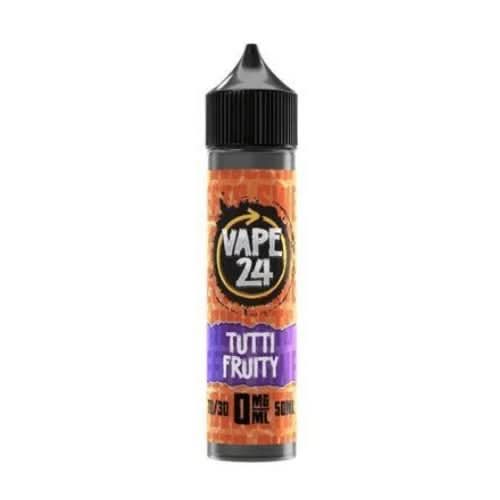 Vape 24 Shortfill 50ml E-Liquid - Tutti Fruitty