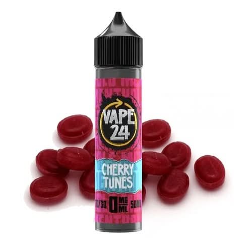 Vape 24 Shortfill 50ml E-Liquid - Cherry Tunes
