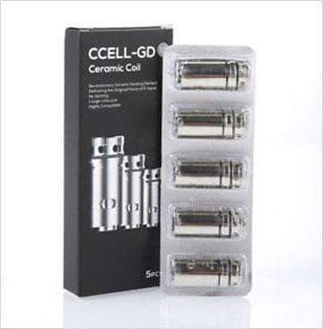 VAPORESO CCELL-GD SS Ceramic 0.6 Ohm ( Pack of 5 ) - Eliquid Base
