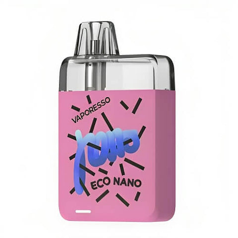 Vaporesso Eco Nano Vape Kit - Eliquid Base-Peach Pink
