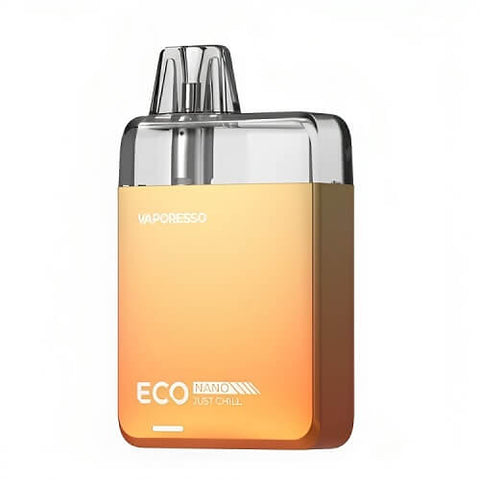 Vaporesso Eco Nano Vape Kit - Eliquid Base-Sunset Gold