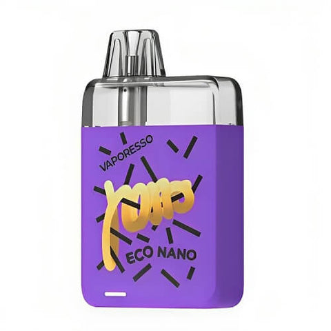 Vaporesso Eco Nano Vape Kit - Eliquid Base-Creamy Purple