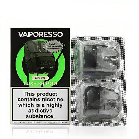 Vaporesso Luxe XR Replacement Pods - Pack of 2 - Eliquid Base-DTL
