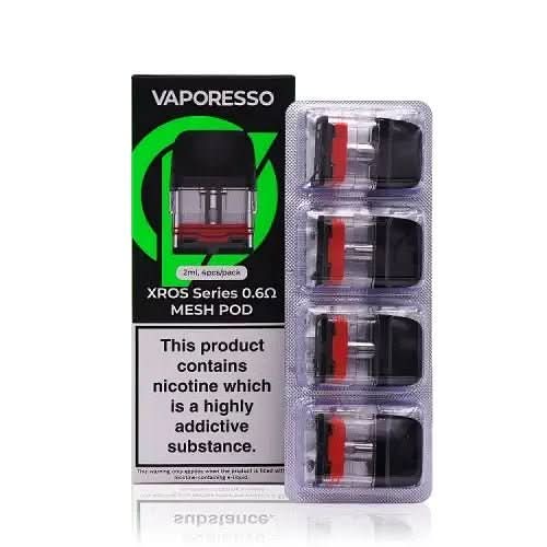 Vaporesso XROS COREX 2.0 Replacement Pods| Pack of 4 | 8.99 Eliquid Base Vaporesso XROS COREX 2.0 Replacement Pods| Pack of 4 | 8.99 Eliquid Base