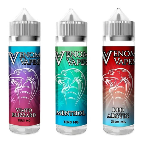 Venom Vapes Shortfill 100ml E-Liquid - Eliquid Base-Berry Cocktail
