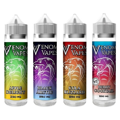 Venom Vapes Shortfill 50ml E-Liquid - Eliquid Base-Aftershock