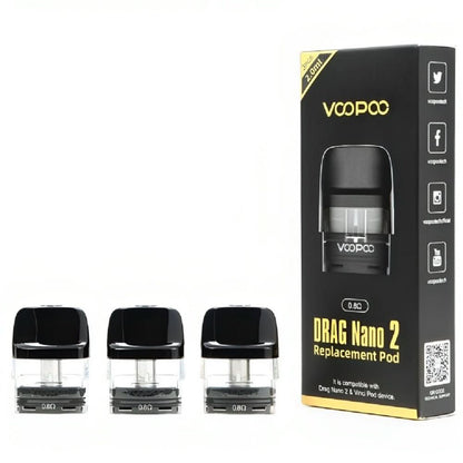 Voopoo Drag Nano 2 Pods (3-Pack) Fast UK Delivery Eliquid Base Voopoo Drag Nano 2 Pods (3-Pack) Fast UK Delivery Eliquid Base