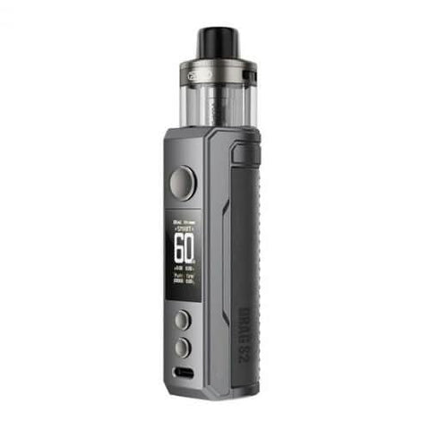 Voopoo Drag S2 Pod Kit - Eliquid Base-Grey Metal