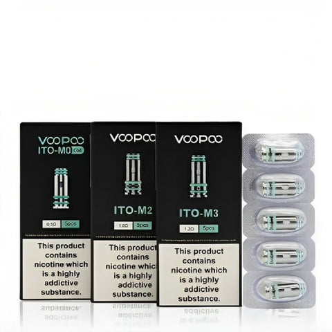 Voopoo ITO Replacement Coil - Pack of 5 - Eliquid Base-M0 0.5 ohm