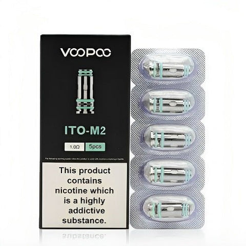 Voopoo ITO Replacement Coil - Pack of 5 - Eliquid Base-M2 1.0 ohm