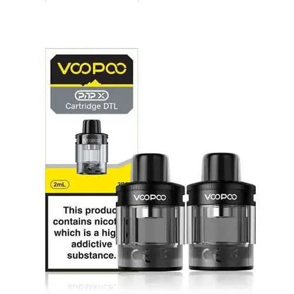 Voopoo PNP X Pod Cartridge -DTL Black - 2ml