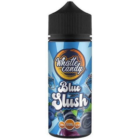 Whistle Candy Shortfill 100ml E-Liquid - All Ranges - Eliquid Base-Blue Slush