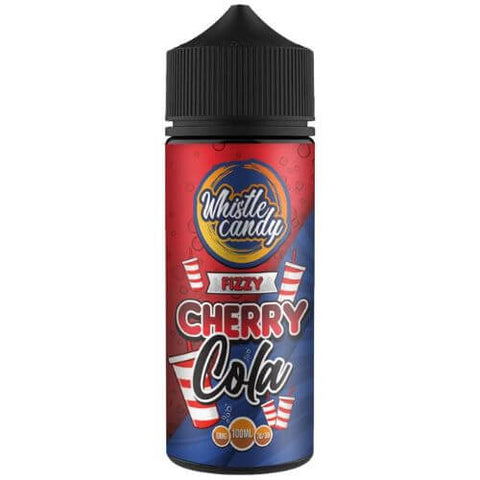 Whistle Candy Shortfill 100ml E-Liquid - All Ranges - Eliquid Base-Cherry Cola (Fizzy)