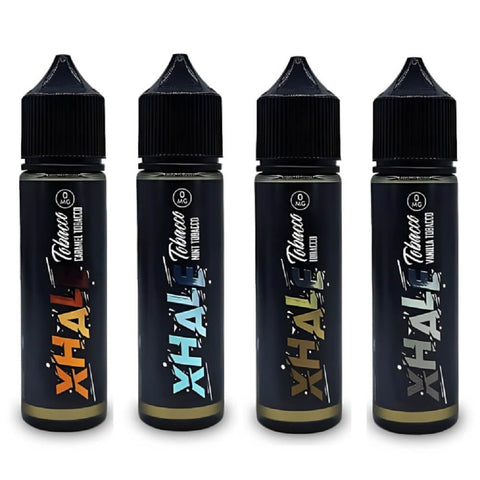 Xhale Shortfill 50ml E-Liquid | Tobacco Range - Eliquid Base-Caramel Tobacco