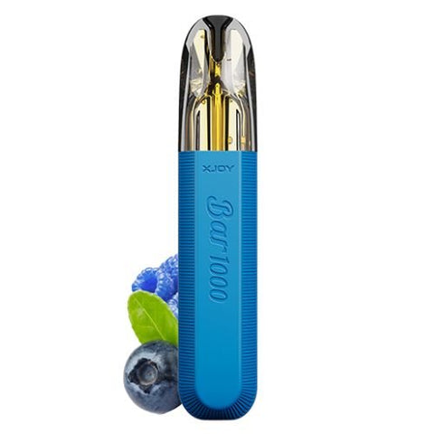 XJOY Bar 1000 Puff Disposable Vape Pod Device - Eliquid Base-Blueberry Sour Raspberry