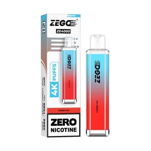 Crystal Bar 4000 Puffs Zego Disposable Vape Device  -Cherry Ice