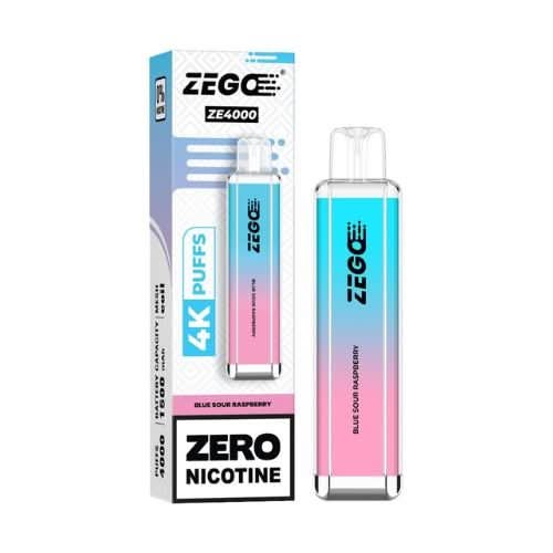 Crystal Bar 4000 Puffs Zego Disposable Vape Device  -Blue Sour Raspberry