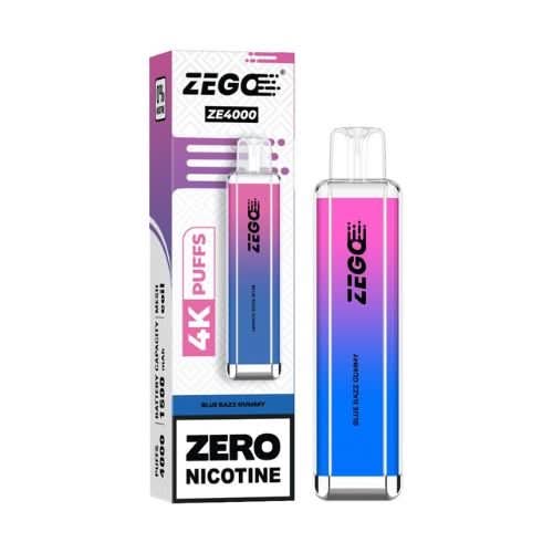 Crystal Bar 4000 Puffs Zego Disposable Vape Device  -Blue Razz Gummy