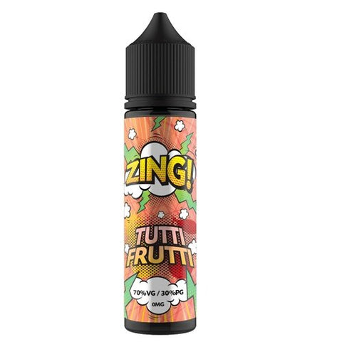 Zing Shortfill 50ml E-Liquid - Eliquid Base-Tutti Frutti