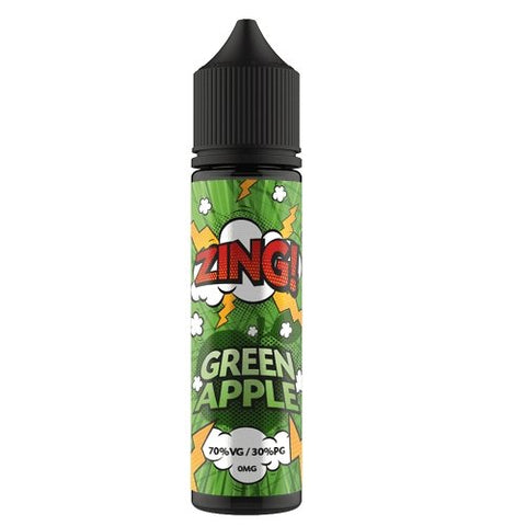 Zing Shortfill 50ml E-Liquid - Eliquid Base-Green Apple