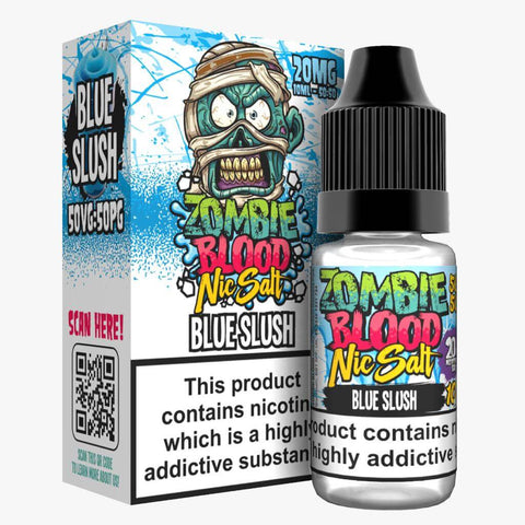 Zombie Blood Nic Salts 10ml E-Liquid (3x) - Eliquid Base-Blue Slush