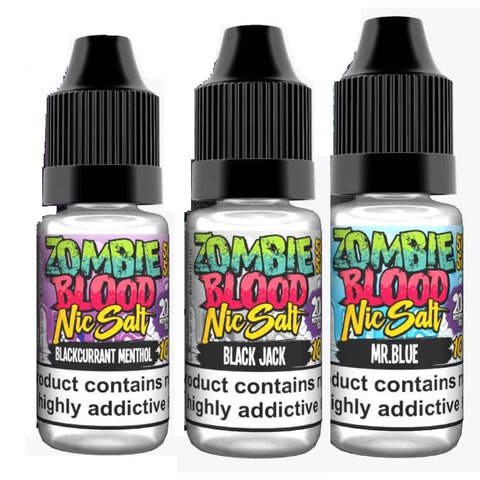 Zombie Blood Nic Salts 10ml E-Liquid (3x) - Eliquid Base-Apple Berry