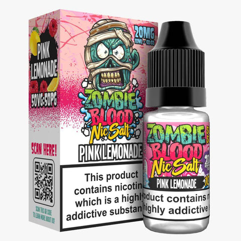 Zombie Blood Nic Salts 10ml E-Liquid (3x) - Eliquid Base-Pink Lemonade