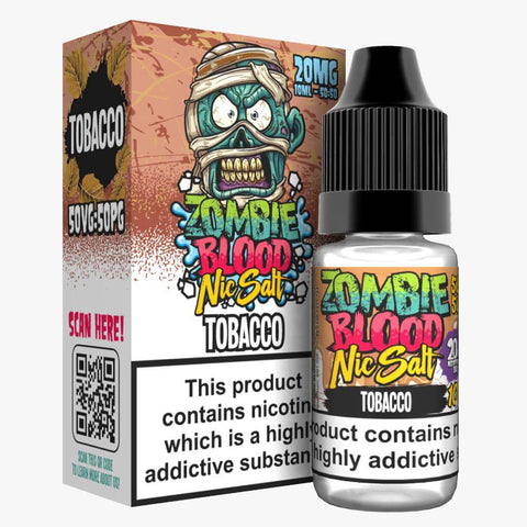 Zombie Blood Nic Salts 10ml E-Liquid (3x) - Eliquid Base-Tobacco